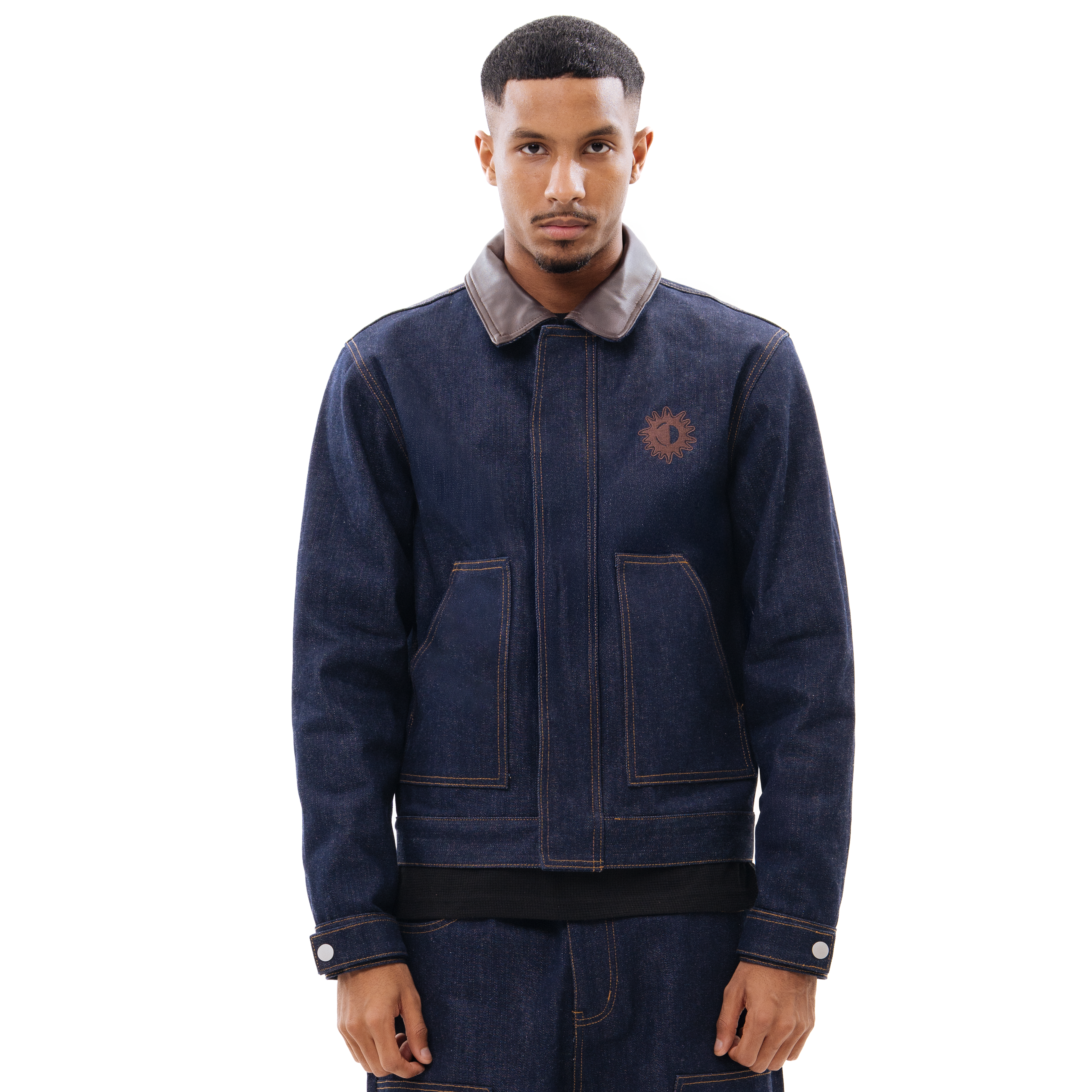SN3 Raw Denim Work Jacket – Indigo - SN3 Studio