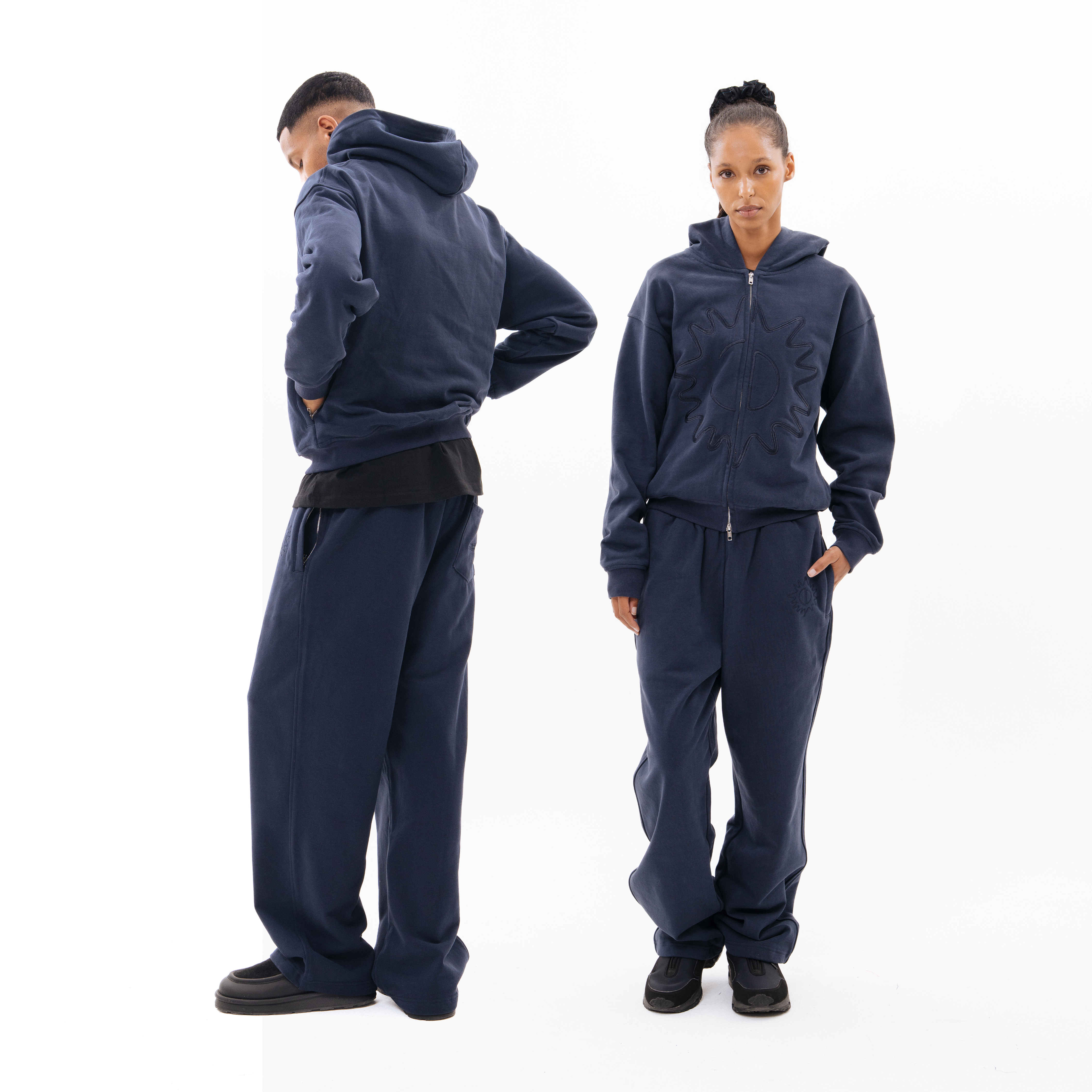 SN3 Sun Sweatpants – Navy - SN3 Studio