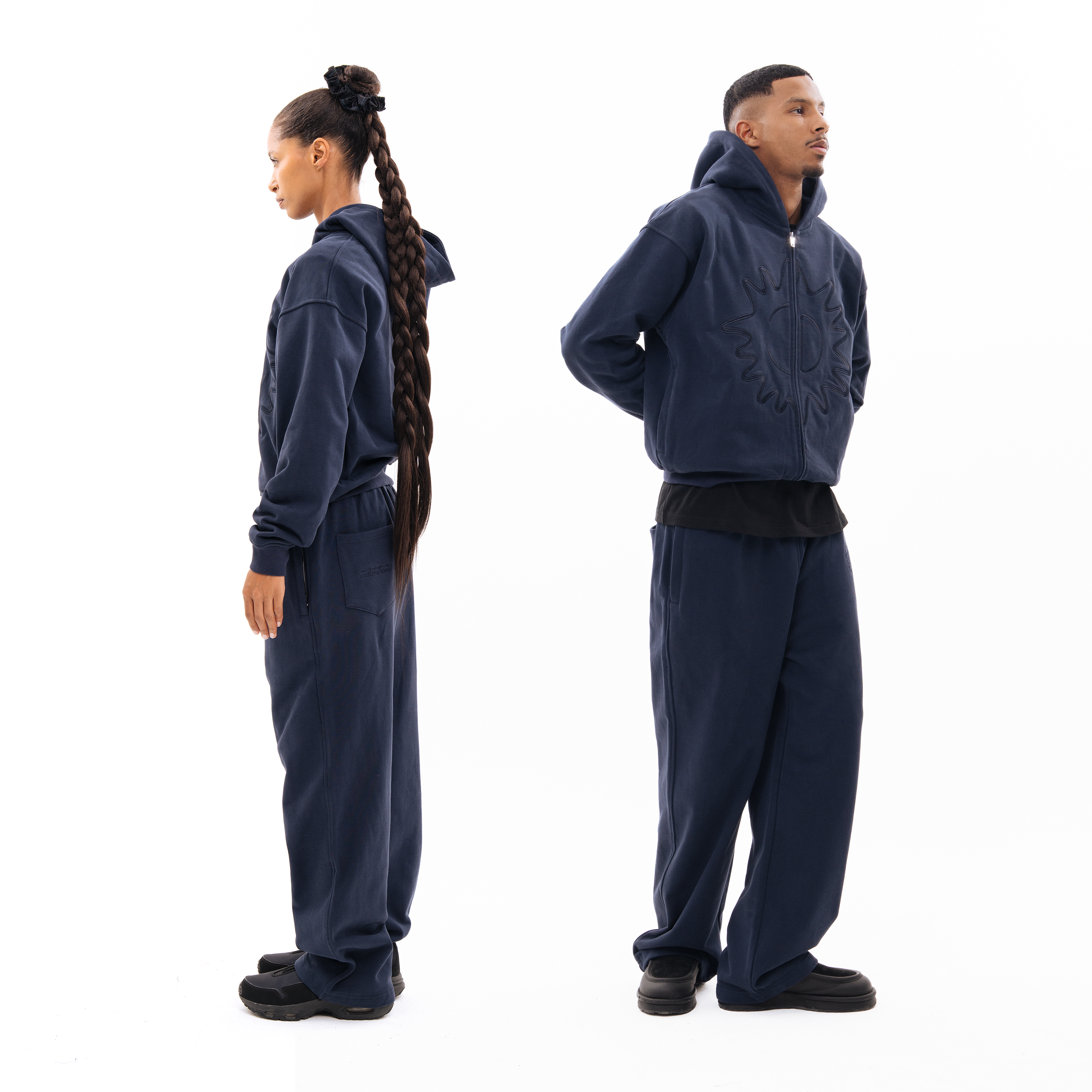 SN3 Sun Hoodie – Navy - SN3 Studio
