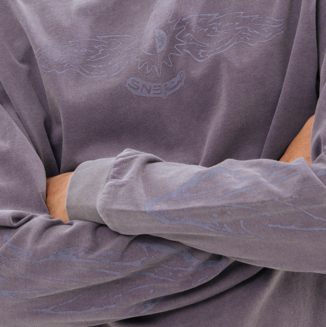 SN3 Flames Long Sleeve – Purple