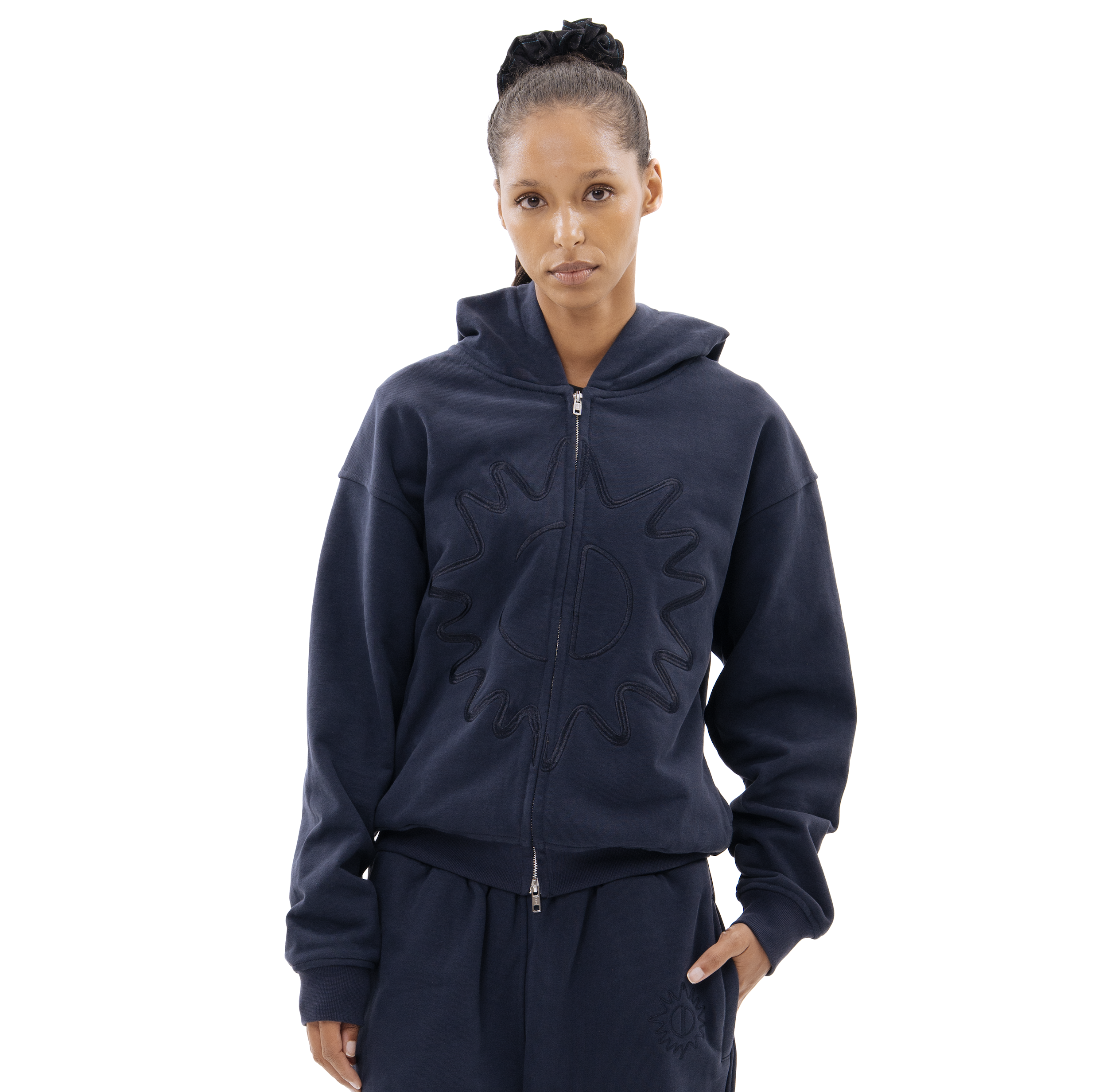SN3 Sun Hoodie – Navy - SN3 Studio