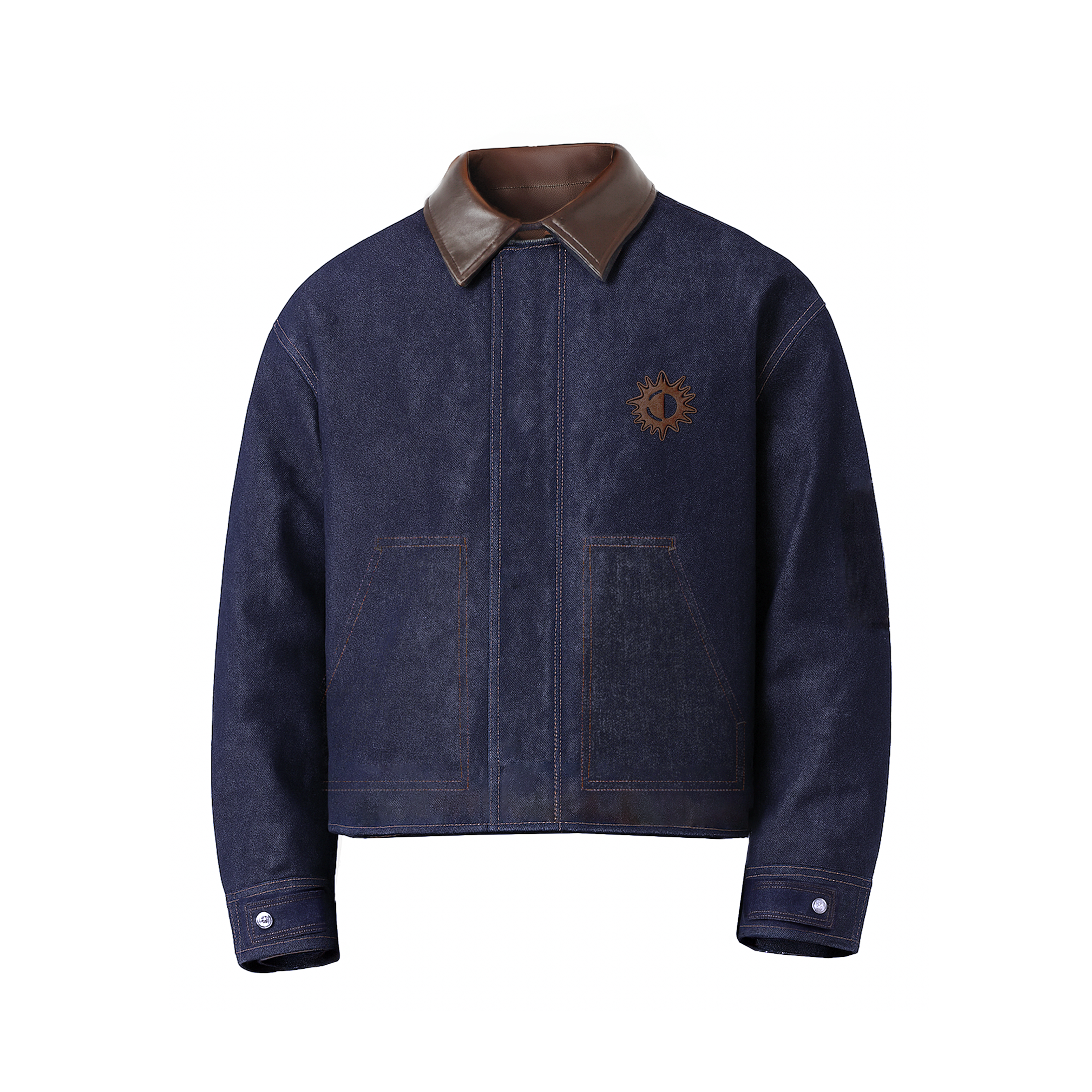 SN3 Raw Denim Work Jacket – Indigo - SN3 Studio