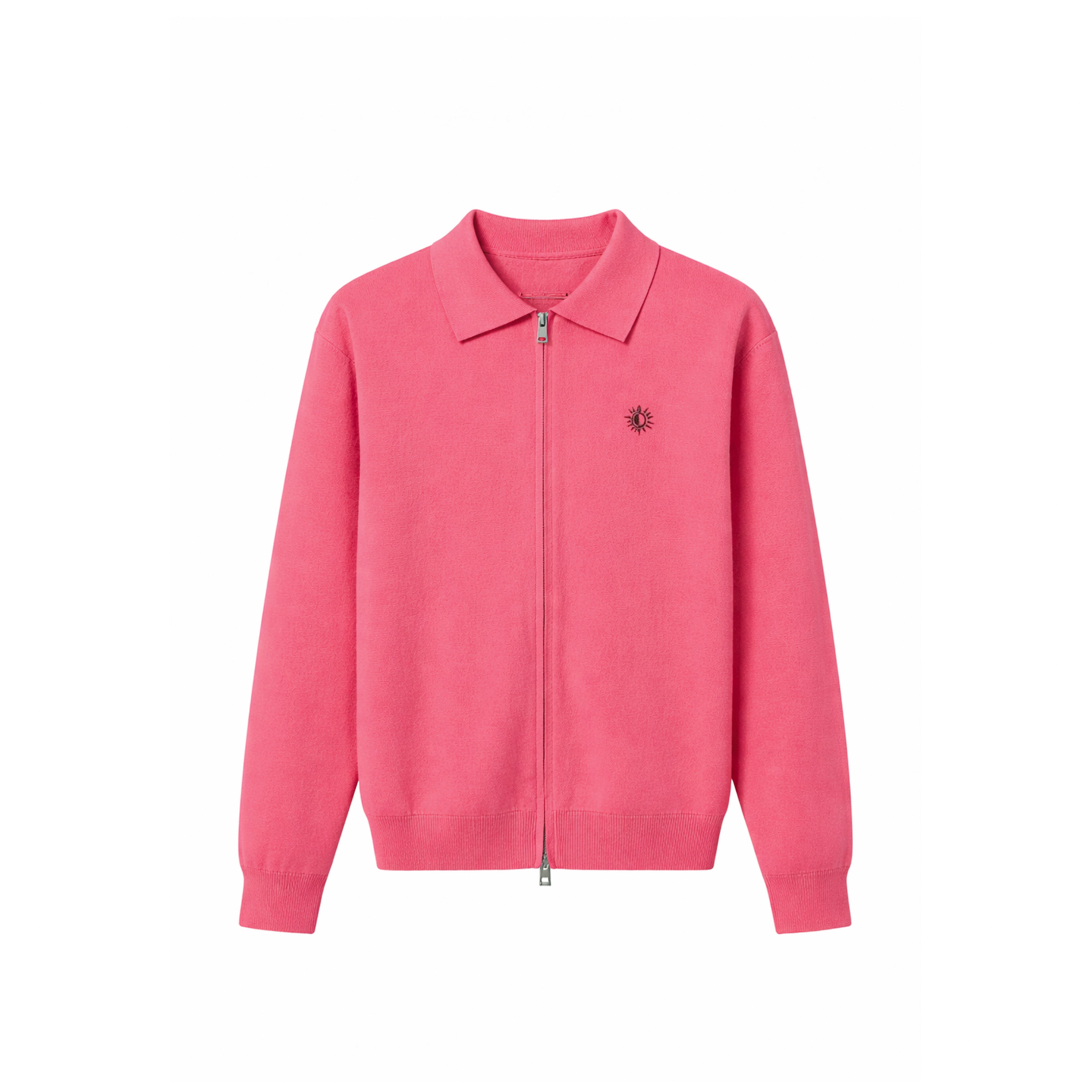 SN3 Classic Zip Polo – Pink - SN3 Studio