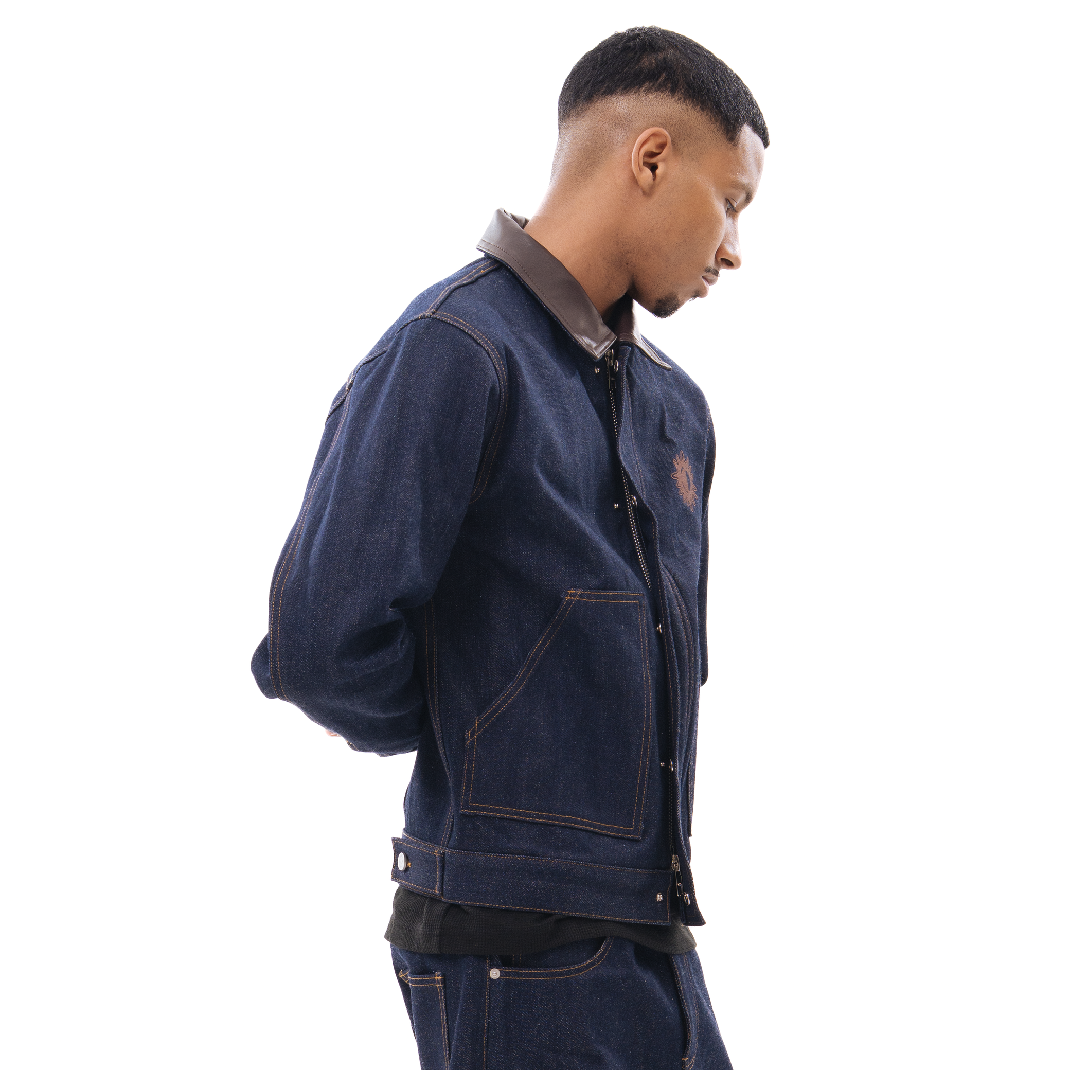 SN3 Raw Denim Work Jacket – Indigo - SN3 Studio