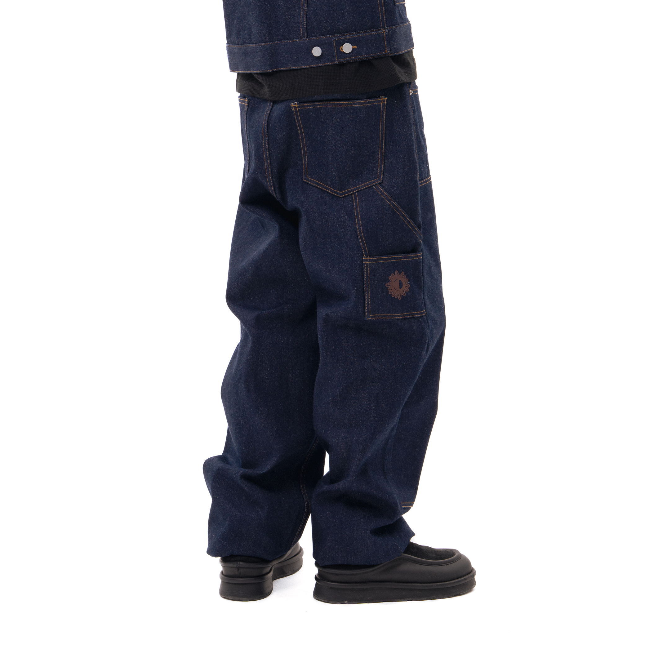 SN3 Raw Denim Carpenter Jeans – Indigo - SN3 Studio SN3 Raw Denim Carpenter Jeans – Indigo - SN3 Studio