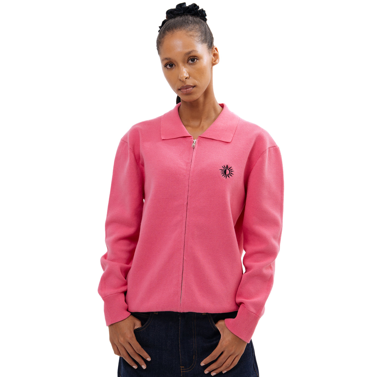 SN3 Classic Zip Polo – Pink