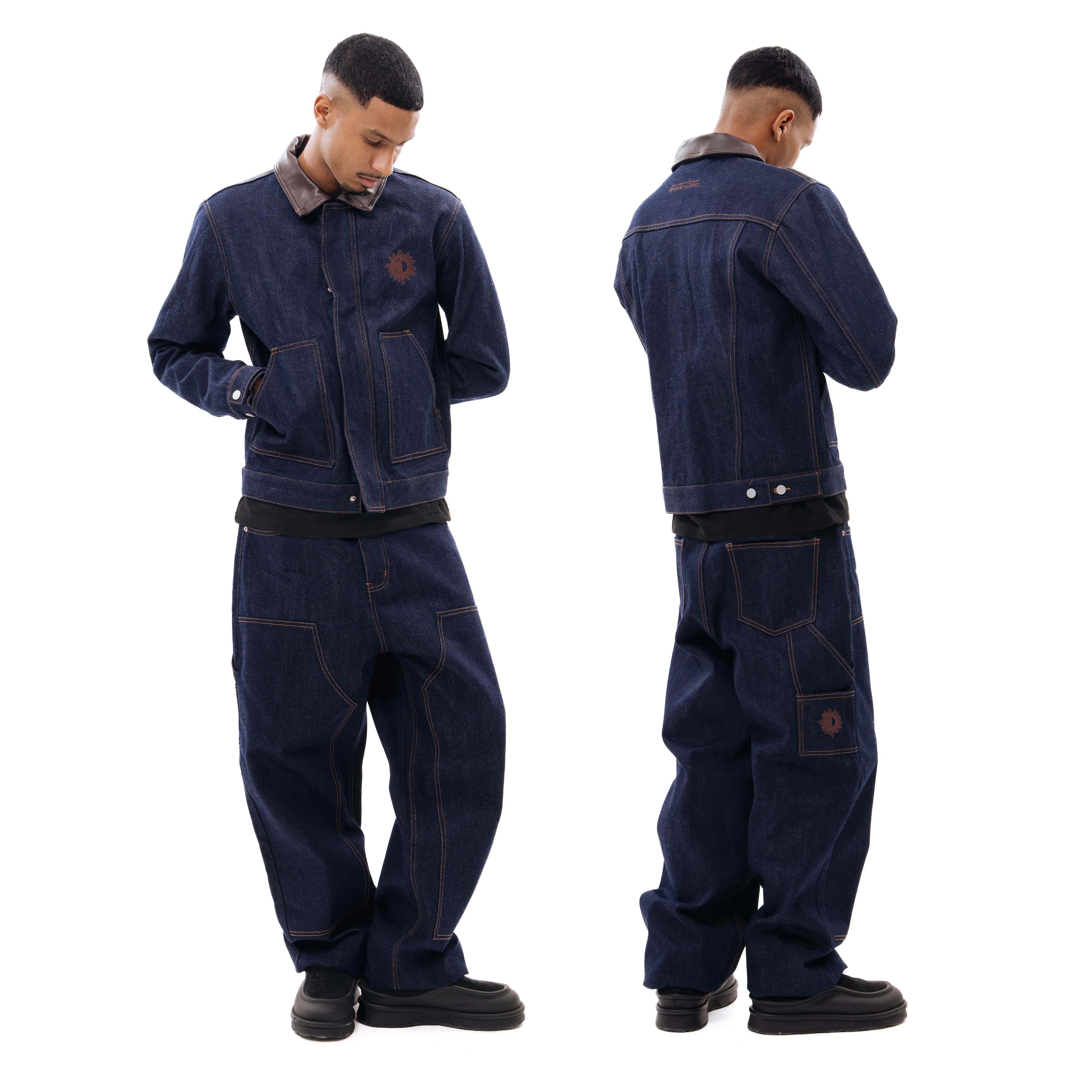 SN3 Raw Denim Work Jacket – Indigo - SN3 Studio
