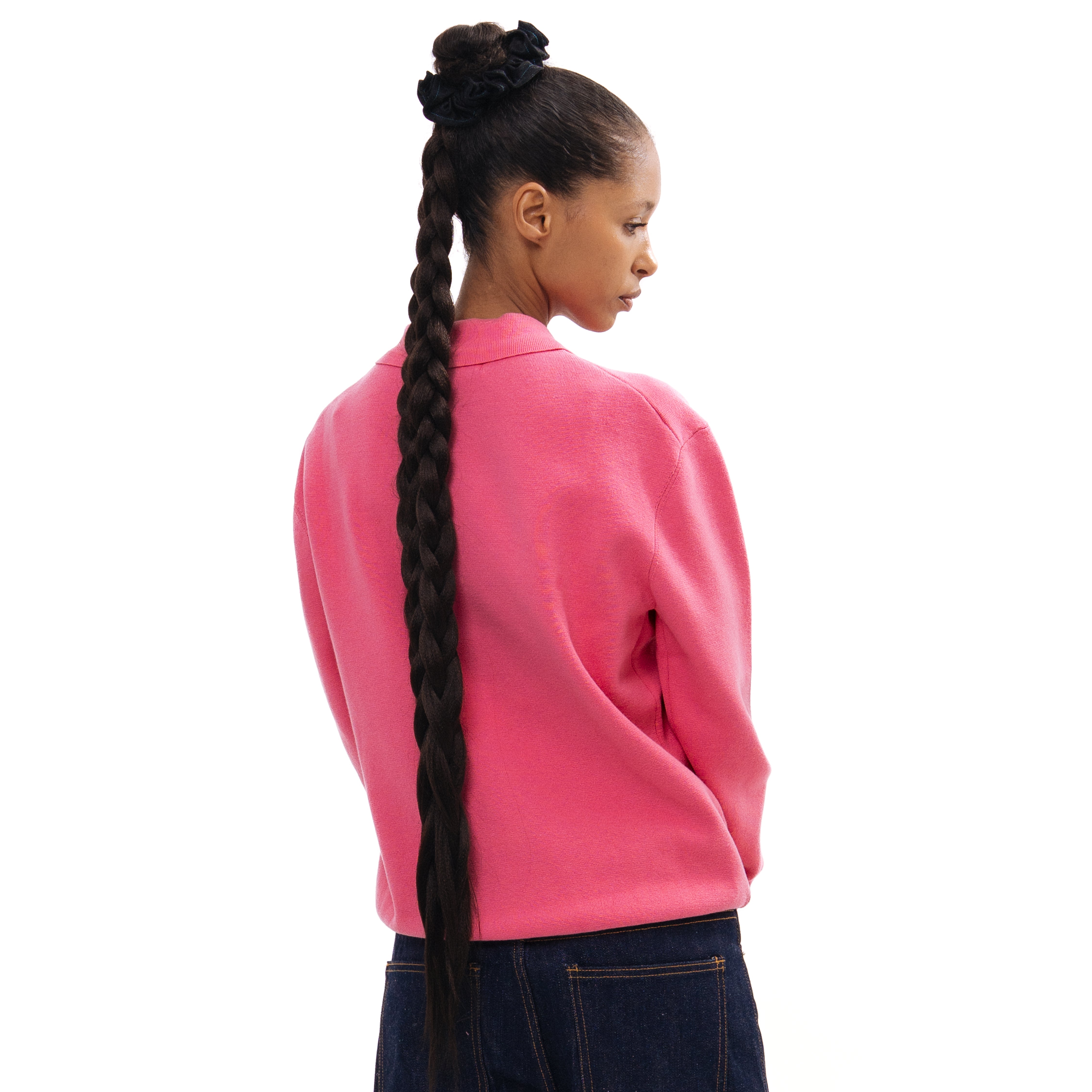 SN3 Classic Zip Polo – Pink - SN3 Studio