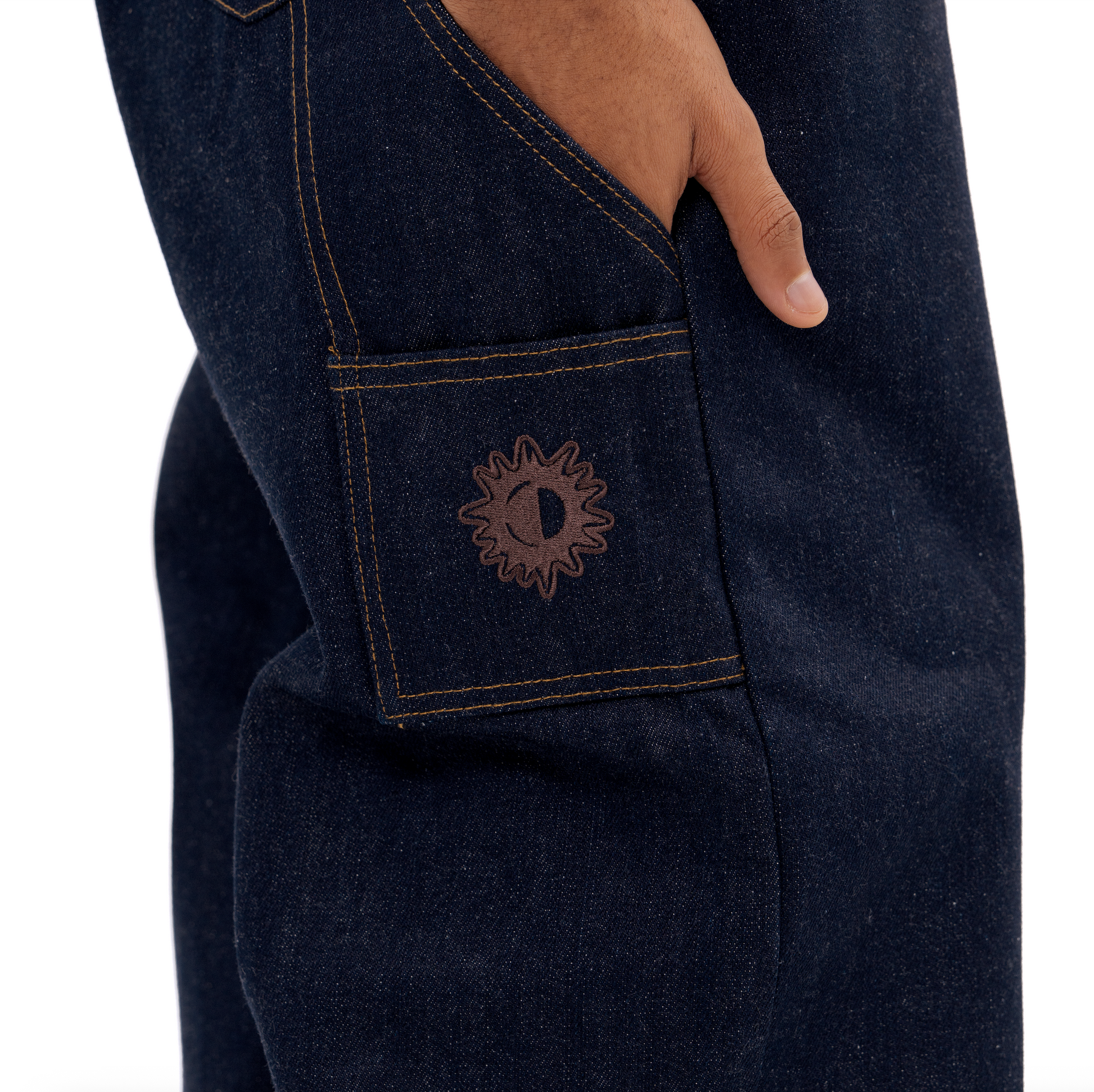 SN3 Raw Denim Carpenter Jeans – Indigo - SN3 Studio