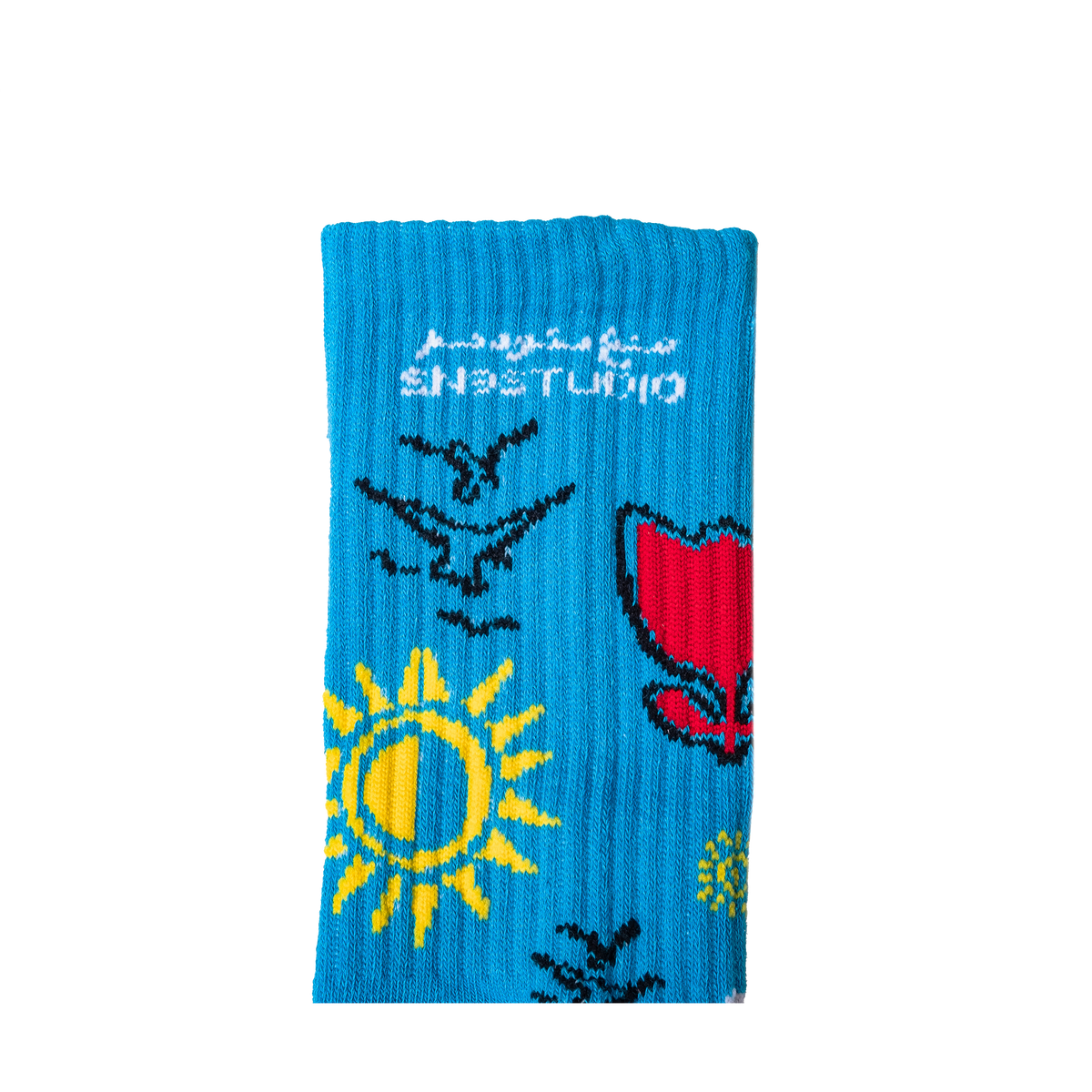 Blue WHAT THE SN3 Socks